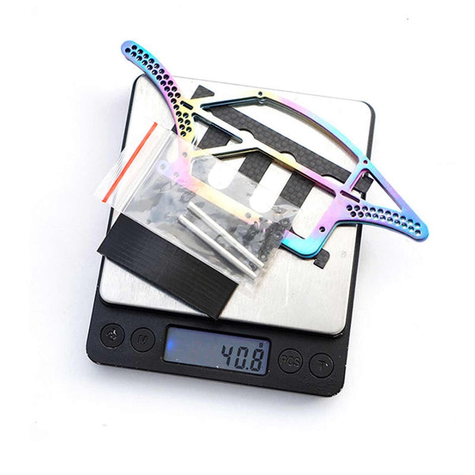 Bettle Titanium Comp Chassis, Rainbow Version for TRX-4M FRU2280