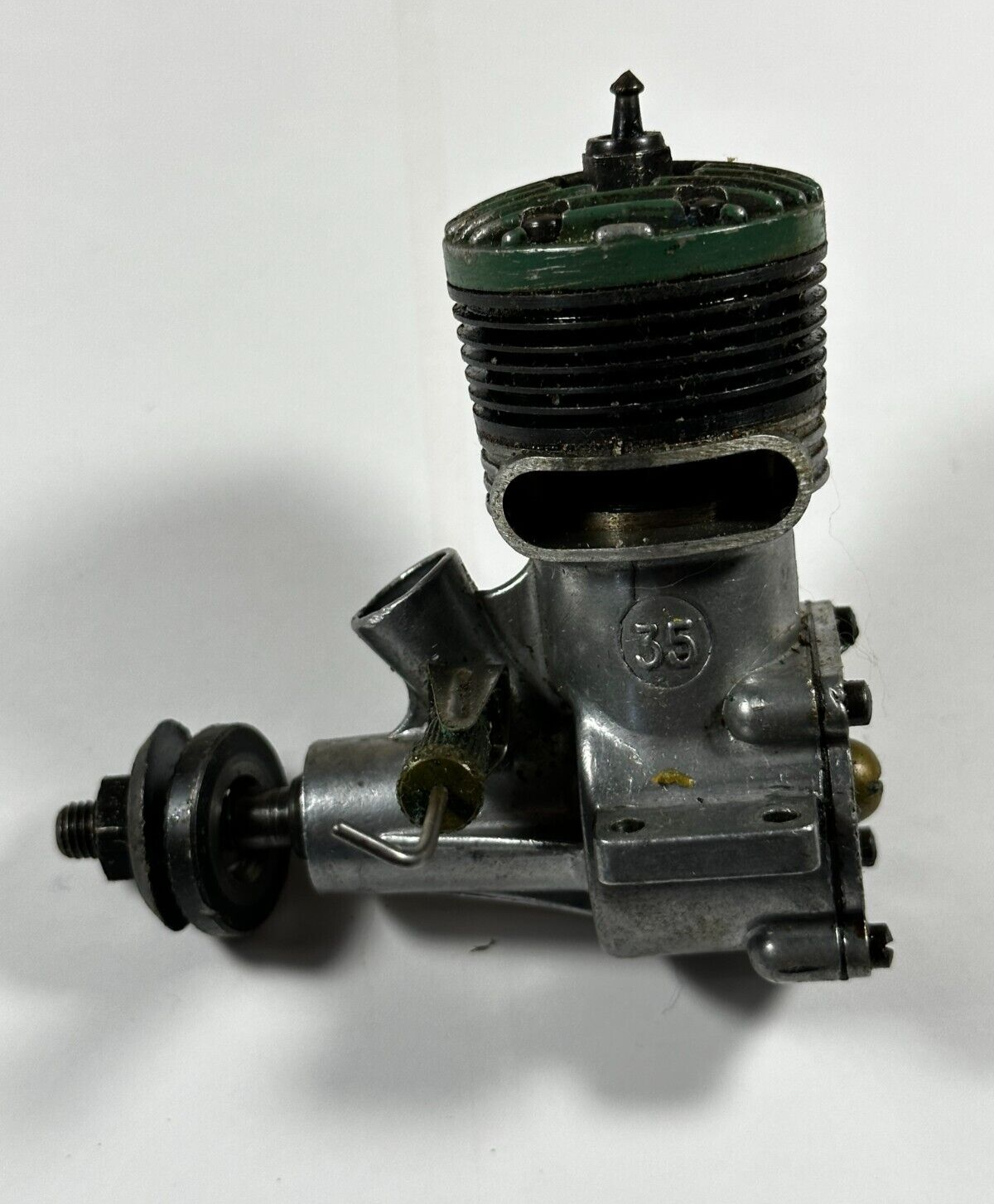 Vintage Rare K&B Green Head Torpedo .35 Control Line Model Airplane Engine 35