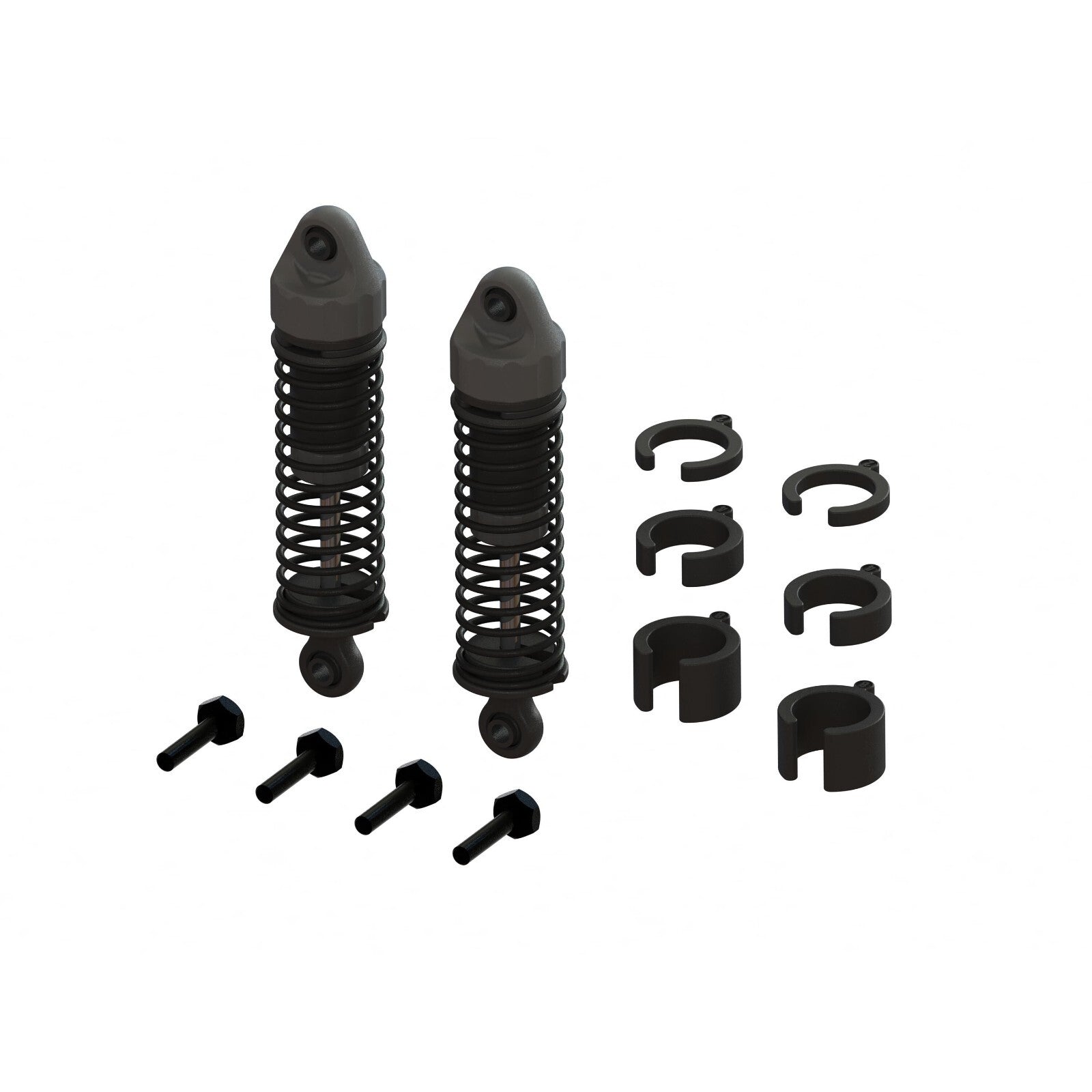 Arrma 330838 ARA330838 Shock Set 58mm Length 800cSt Oil 2 pieces - GROM Mojave