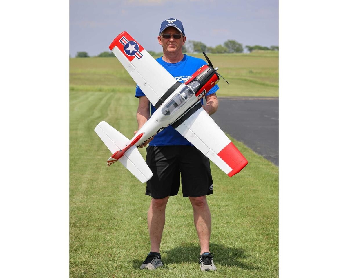 E-flite EFlite T28 T-28 Trojan 1.2m BNF Bind in Fly Basic Electric RC Airplane