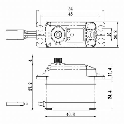 Savox SV-1270TGP 1270TGP Digital Monster Torque Titanium Gear Servo High Voltage