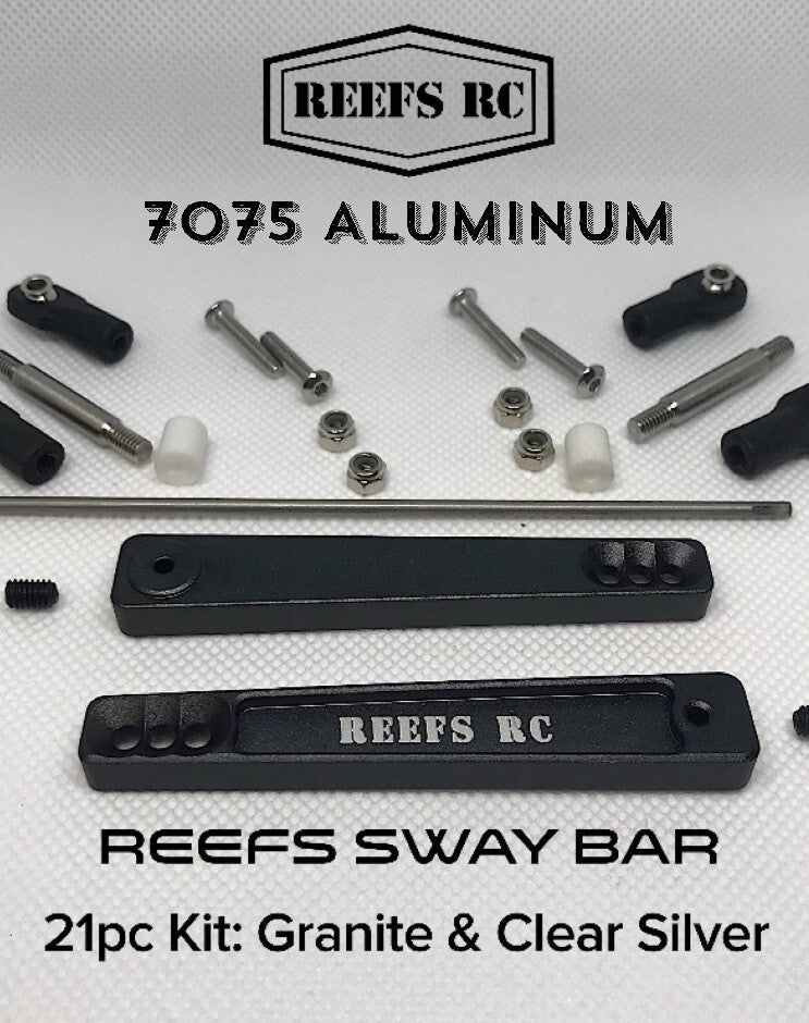 Reefs RC Truck Sway Bar Kit Grey SEHREEFS17 For: Axial RR10 Bomber SMT10