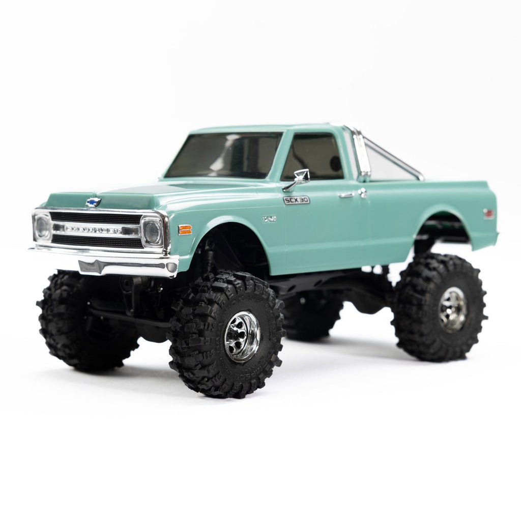 PRO1025110 1/30 Baja Pro X Front/Rear Mounted Chrome Beast Tires (4) Axial SCX30