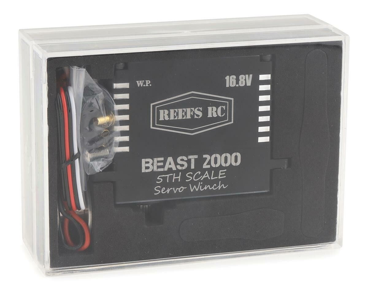 Reefs RC Beast 2000 1/5 Scale HV Servo Winch w/ Winch Spool Kit SEHREEFS117