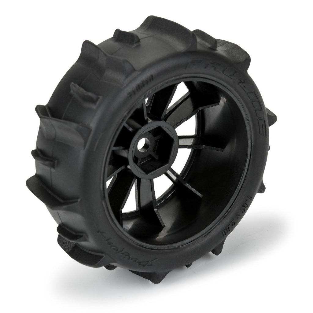 Pro-Line PRO1031010 1/14 Dumont F/R Tires MTD 12mm Black Mach-10 (4) Typhon GROM
