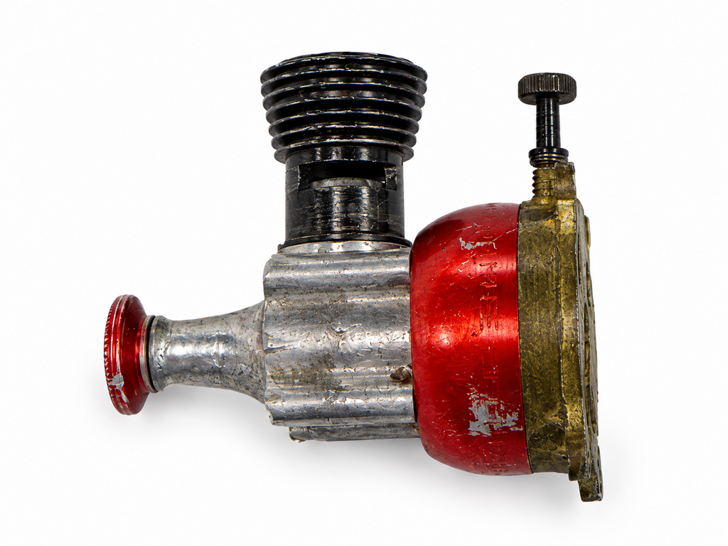 Vintage Cox Pee Wee .020 020 Glow Engine Red Tank Model Airplane Engine