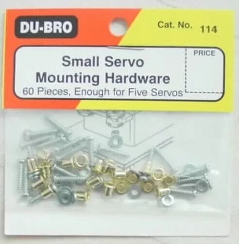 DuBro RC Remote Control Airplane Servo Mounting Hardware DUB114 114 : Futaba JR