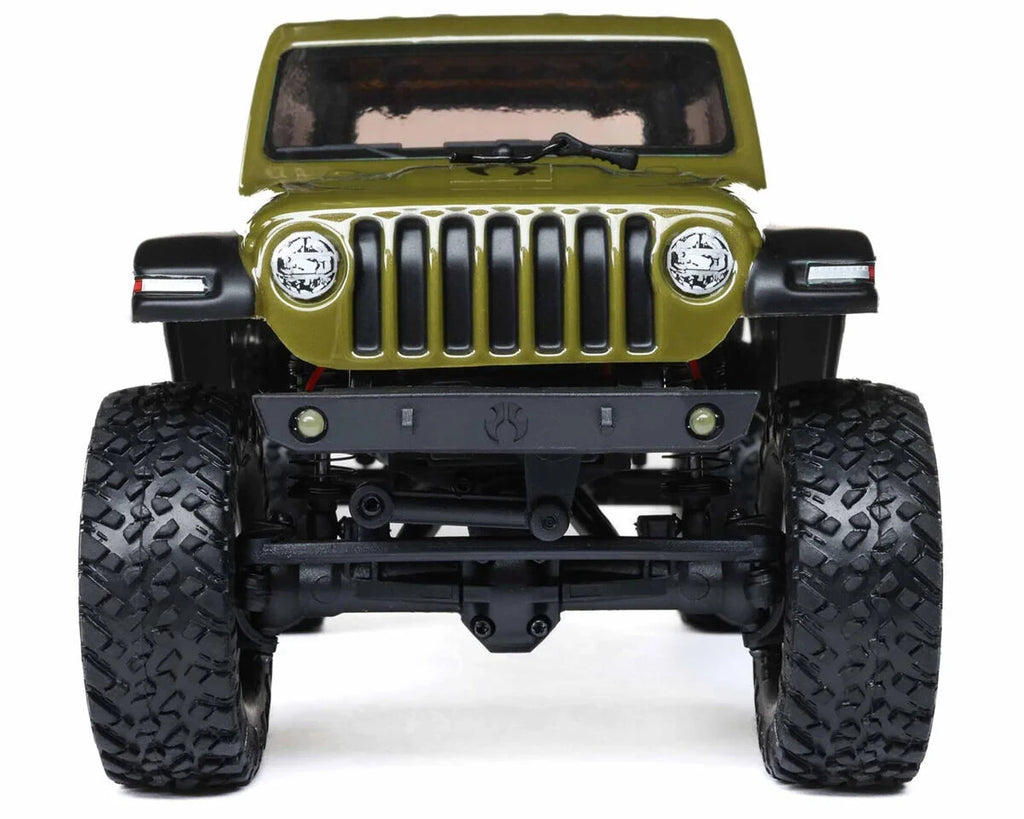 Axial AXI00002V3T4 SCX24 V3 RTR Ready To Run Jeep Wrangler Unlimited Body Green