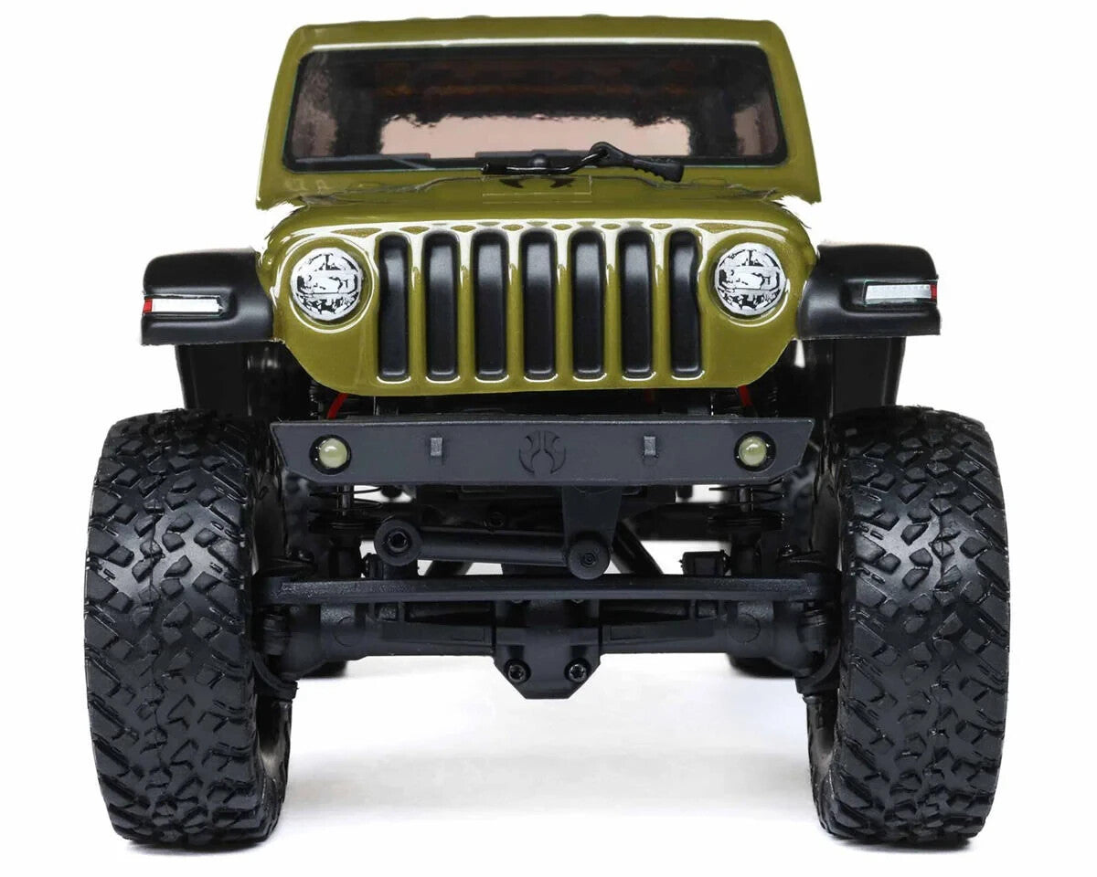 Axial AXI00002V3T4 SCX24 V3 RTR Ready To Run Jeep Wrangler Unlimited Body Green