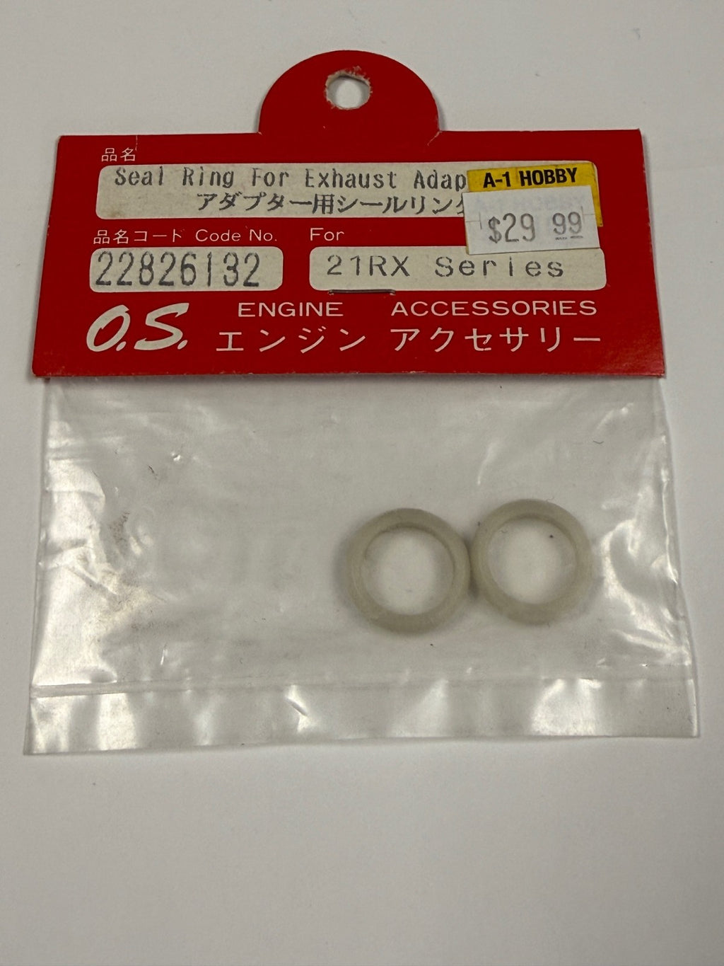 O.S. OS 22826132 RC Remote Control Engine Seal Ring for Exhaust 21RX Series