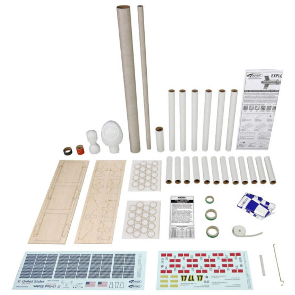Estes Model Rocket Kit Explorer Aquarius Skill Level Advanced EST7253 7253