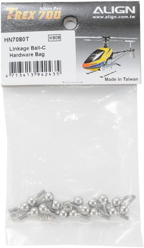 New Align 700 Size HN7080T HN7080 N7080 Linkage Ball - C Hardware Bag : Nitro