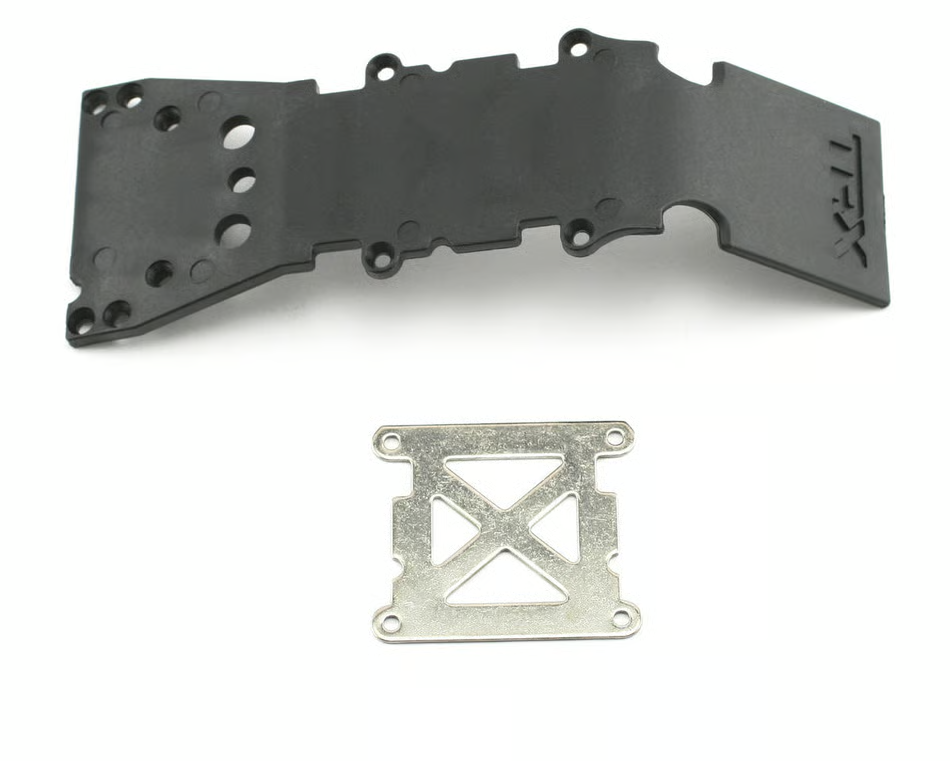 Traxxas 4937 Front Skid Plate Black & Steel T-Maxx 3.3 2.5 E-Maxx S-Maxx