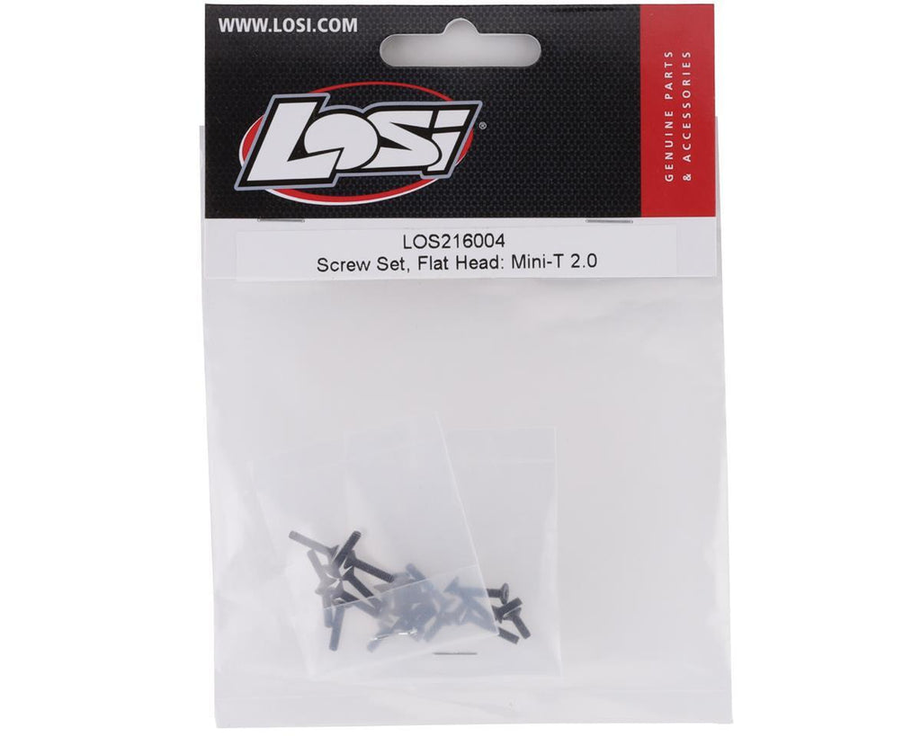 Losi Mini-T MiniT RC Remote Control Truck 2.0 Flat Head Screw Set LOS216004