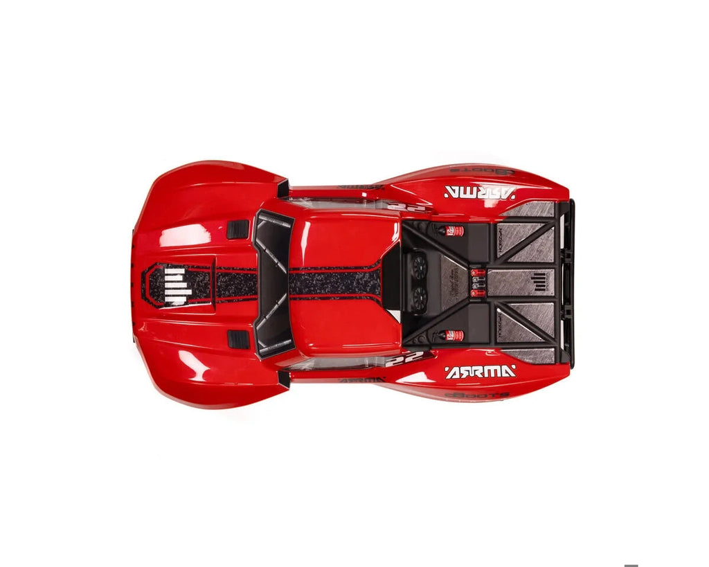 Arrma Fury 2WD MEGA 550 RTR Brushed 1/10 Off-Road Short Course Truck (Red) w/SLT