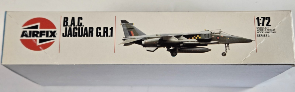 Airfix B.A.C. Jaguar G.R.1 Military Jet 1:72 Model Kit 1986