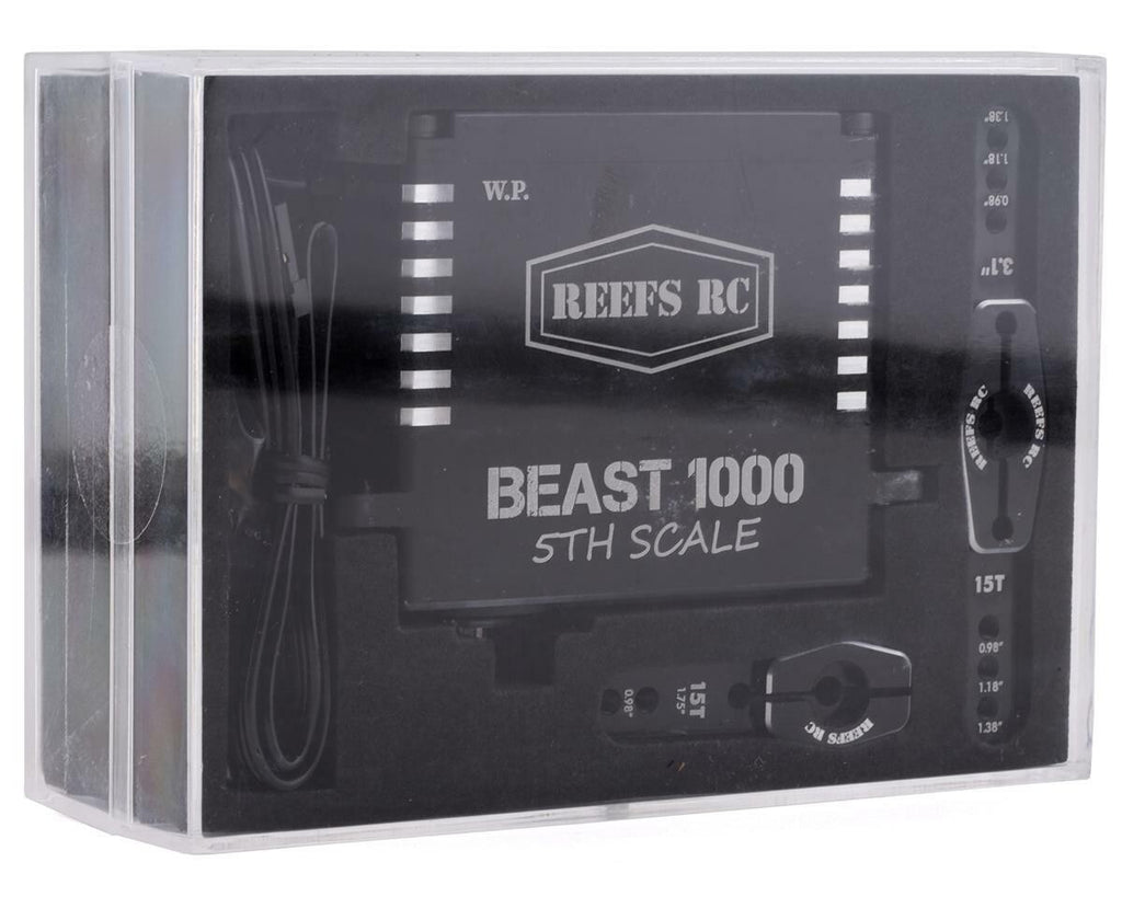 Reefs RC Beast 1000 Waterproof Digital 1/5 Scale Brushless Servo HV High Voltage