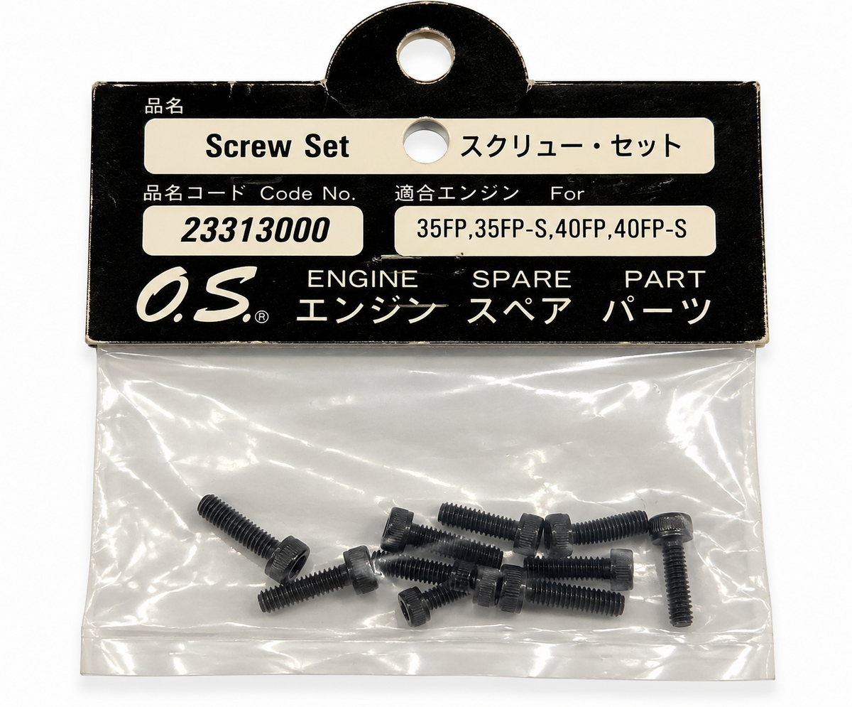 O.S. OS Engines 23313000 Screw Set 35FP 35FP-S 40FP 40FP-S Vintage NOS