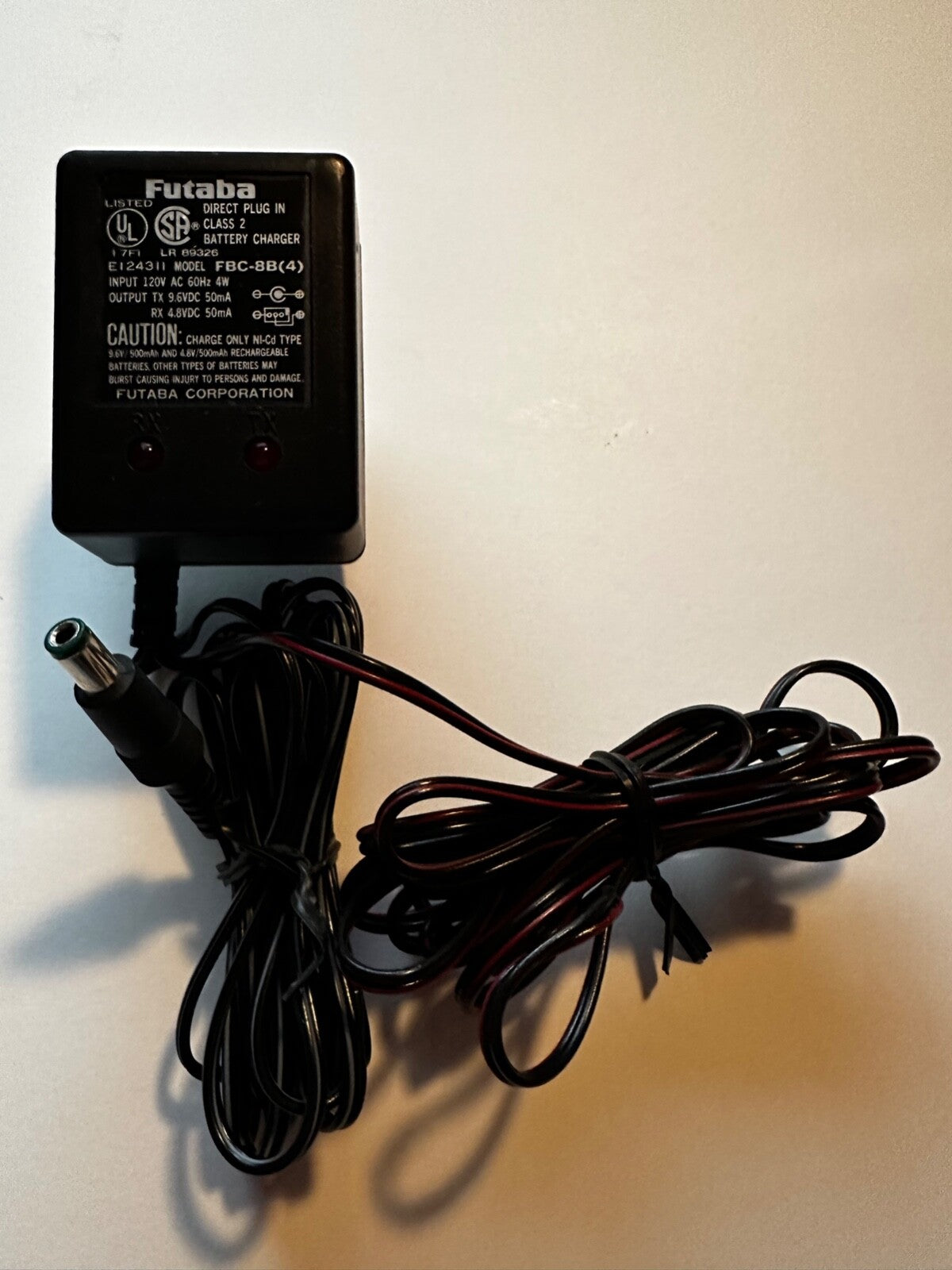 Futaba RC Transmitter / Receiver Battery FBC19B4 Dual AC Wall Charger FUTM1831