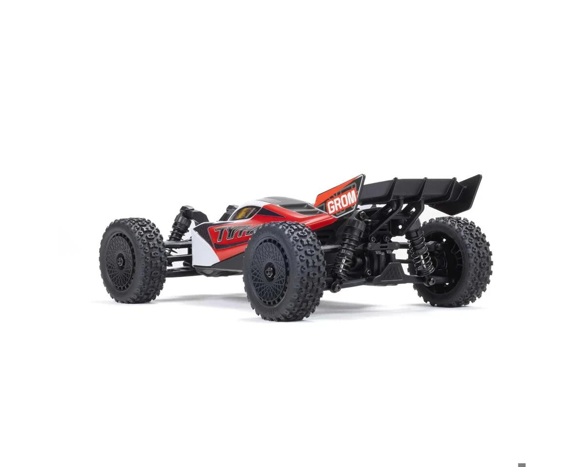 Arrma Typhon Grom MEGA 4WD 380 Brushed 1/18 Buggy RTR Red ARA2106T1
