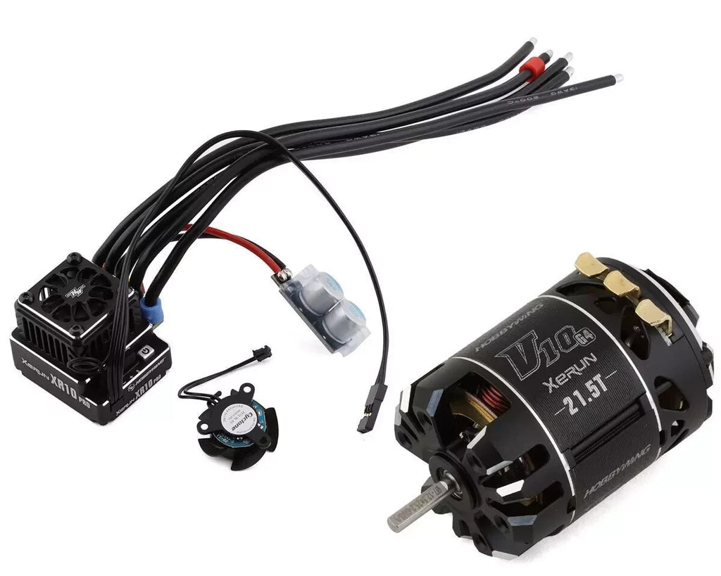 Hobbywing XR10 Pro G2S Sensored Brushless ESC V10 G4 Motor Combo 21.5T 38020336