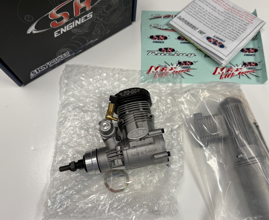 SH .55 55 Side Exhaust RC Remote Control Airplane Nitro 2-Stroke Engine