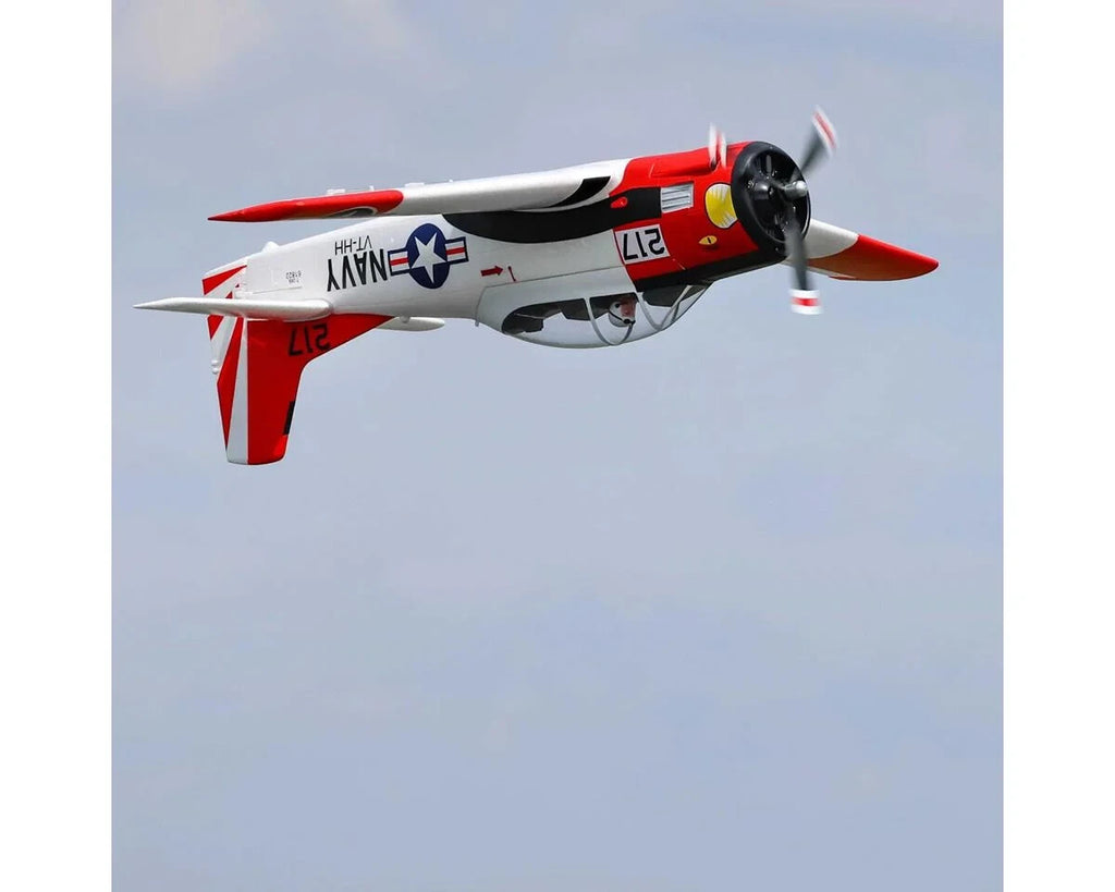 E-flite EFlite T28 T-28 Trojan 1.2m BNF Bind in Fly Basic Electric RC Airplane