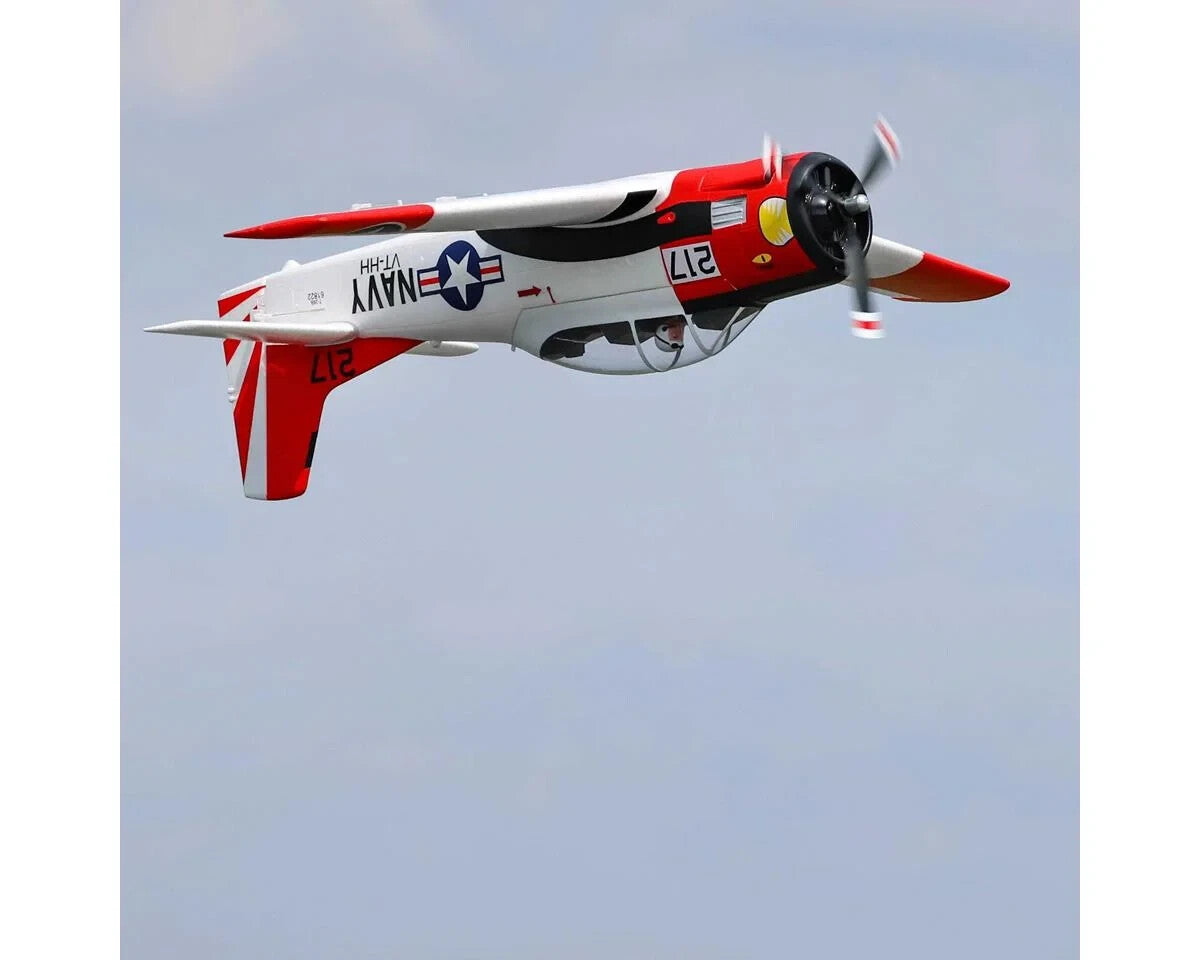 E-flite EFlite T28 T-28 Trojan 1.2m BNF Bind in Fly Basic Electric RC Airplane
