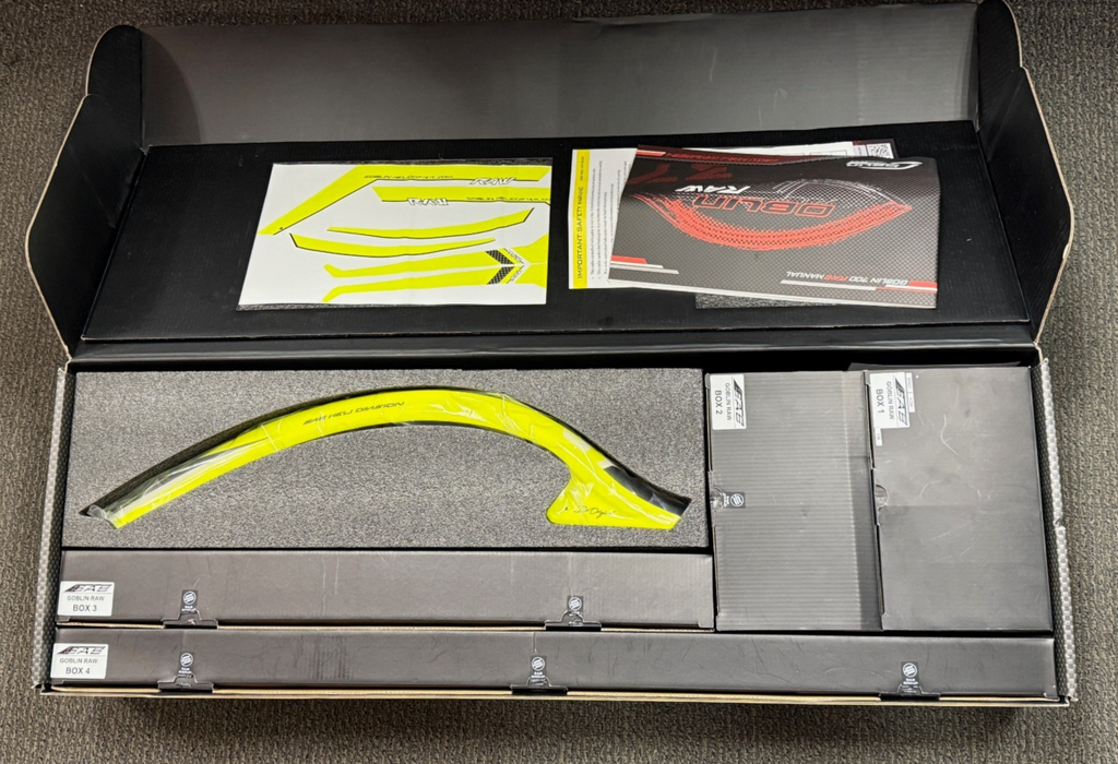 New in Box Goblin RAW 700 RC Remote Control Helicopter Kit : Yellow SG745