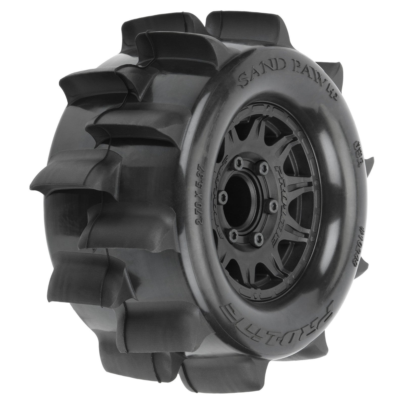 ProLine PRO1024910 1/10 Sand Paw HP BELTED F/R 2.8" MT Tires MTD 12/14mm Raid