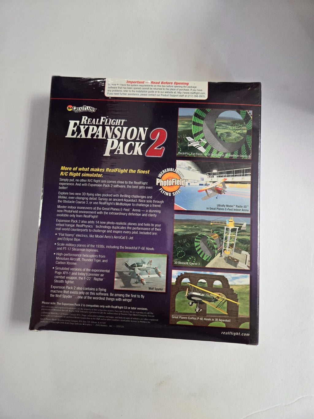Great Planes Real Flight Expansion Pack 2 G3 Sealed In Box