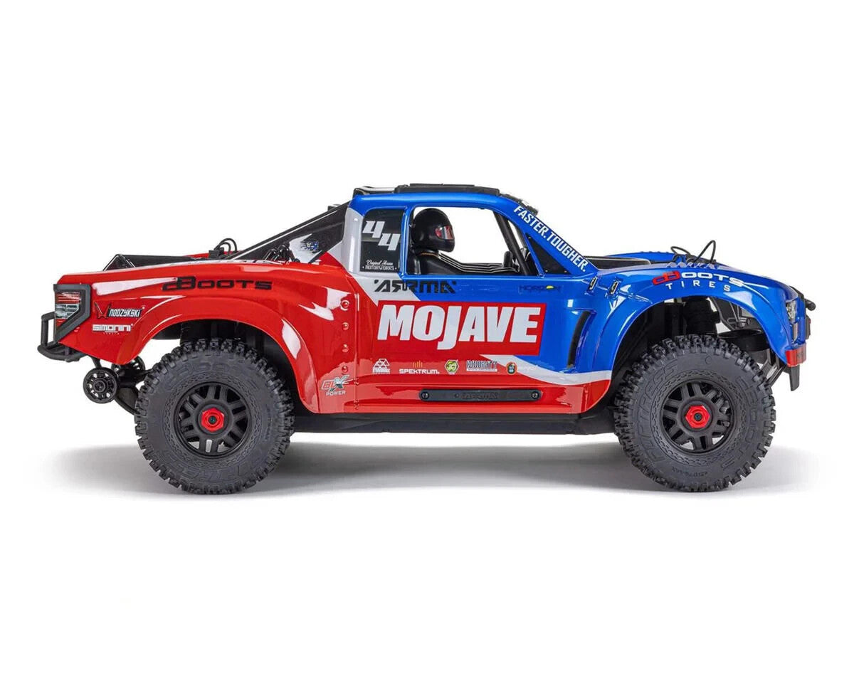 Arrma Mojave 4S BLX Brushless 1/8 4WD RTR Electric Desert Truck (Blue/Red)