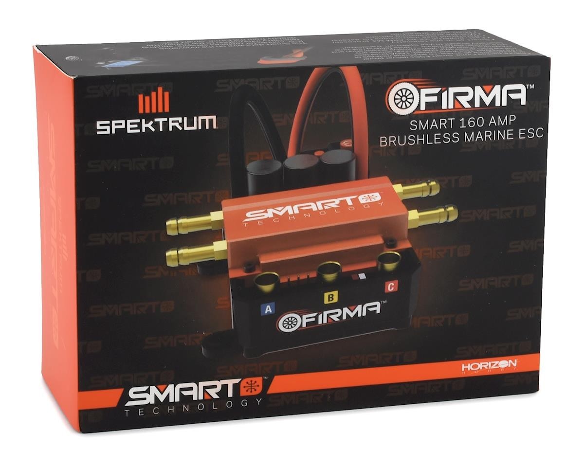 Spektrum RC Firma 160 Amp 160A Brushless Smart RC Remote Control Boat Marine ESC