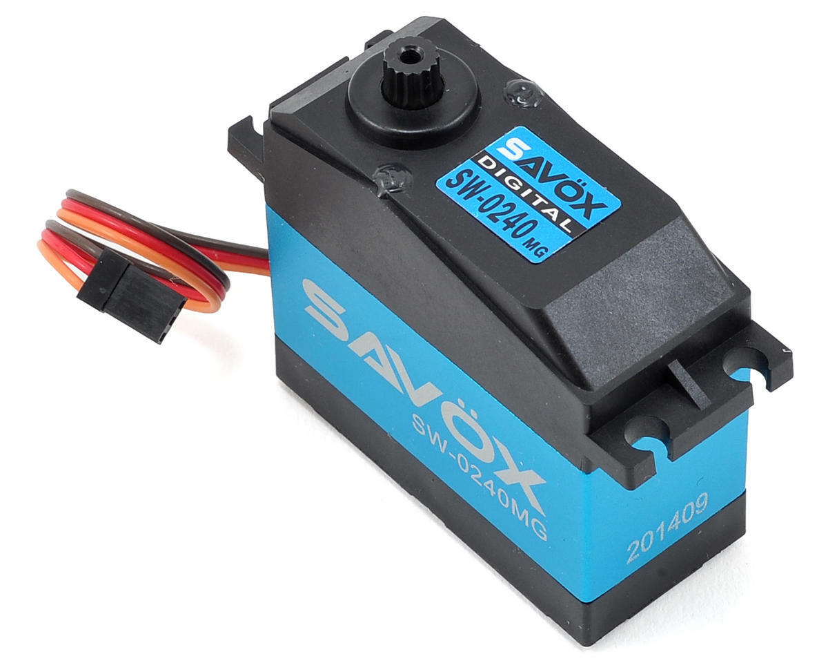 Savox SW-0240MG 0240 Super Speed Waterproof Digital 1/5 Scale Servo High Voltage