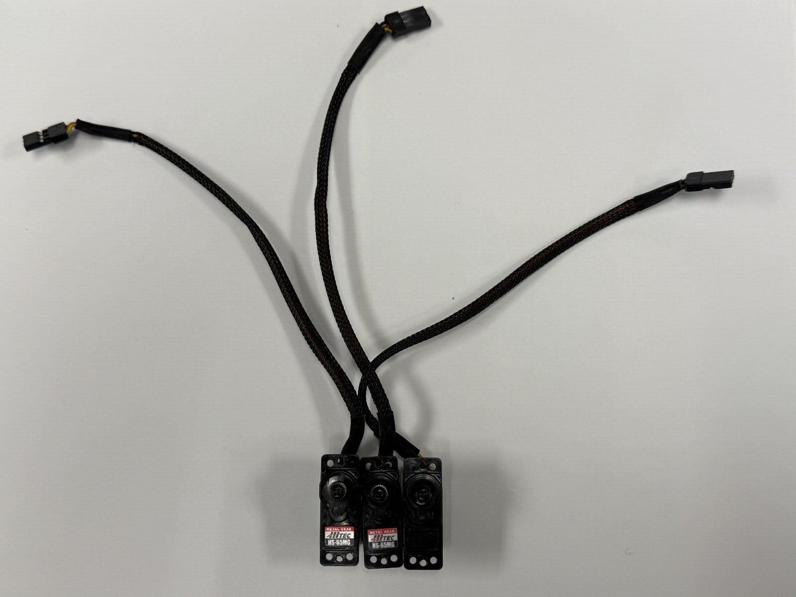 3x Hitec HS-65MG Mighty Metal Gear Feather Micro Servo U HS65MG / HS65 / 65MG 65