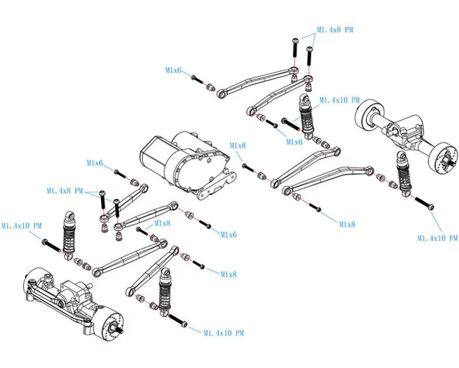 SXTY133X08 - No Flex upgrade T6 Link set SCX30