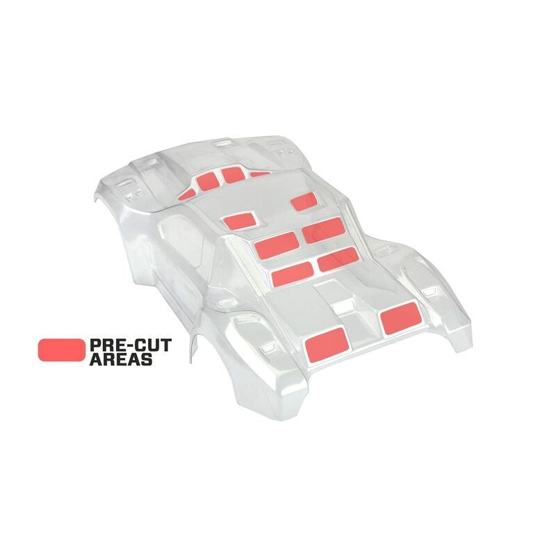 ProLine 345817 PreCut 1/10 Scale Flo-Tek Fusion Short Course Clear Body
