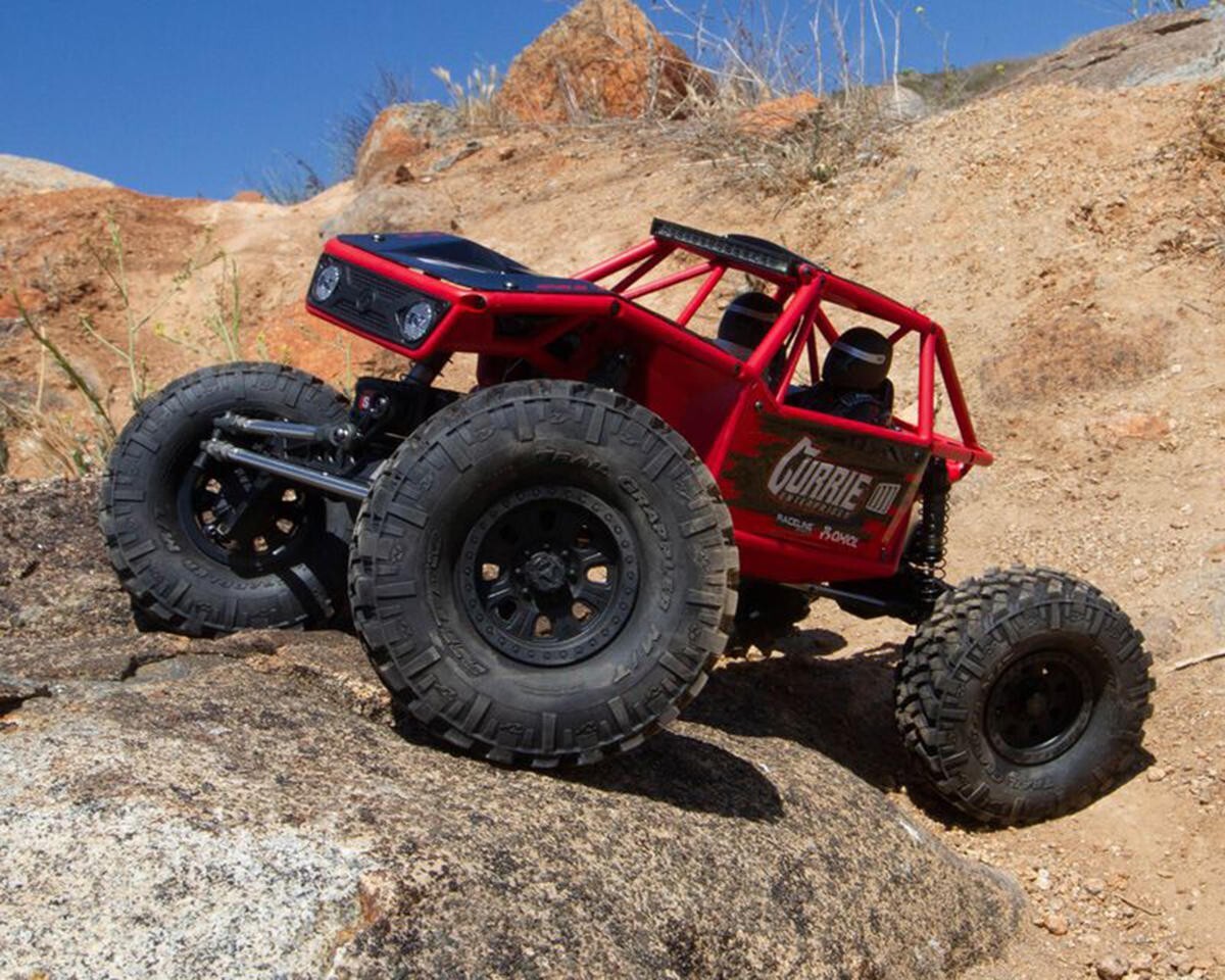 Axial Capra 1.9 4WS Unlimited Trail Buggy 1/10 RTR 4WD Rock Crawler Red w/DX3