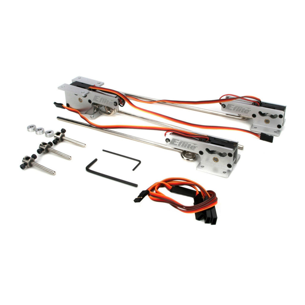 New E-Flite Eflite .25-.46 25-46 90 Degree Tricycle Electric Retracts EFLG330