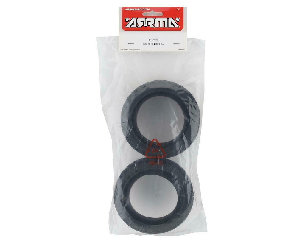 Arrma 2HO Tire & Inserts (2) ARA520053 : Typhon 3S BLX RC Buggy