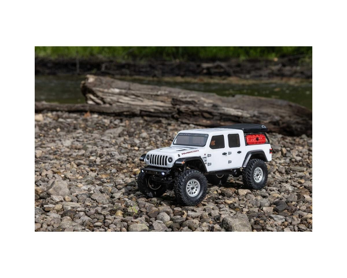 Axial SCX24 Jeep JT Gladiator 1/24 Scale 4WD RTR Ready To Run Crawler White