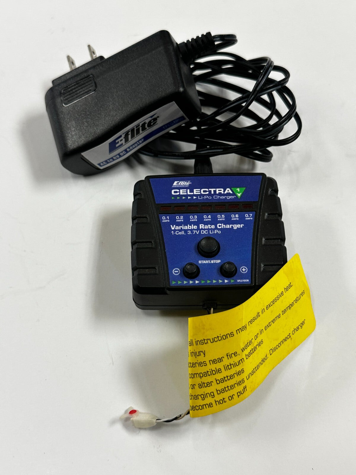Excellent E-Flite Celectra 1S RC Remote Control Battery Charger: UMX MCX
