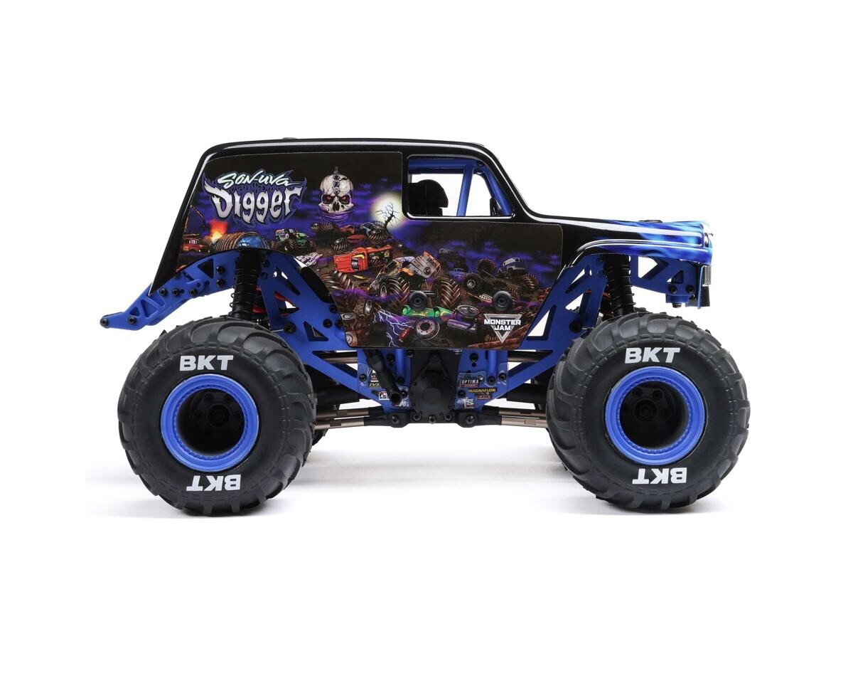 Losi 1/18 Mini LMT 4X4 Brushed RTR Monster Truck (Son-Uva Digger) w/SLT2 2.4GHz