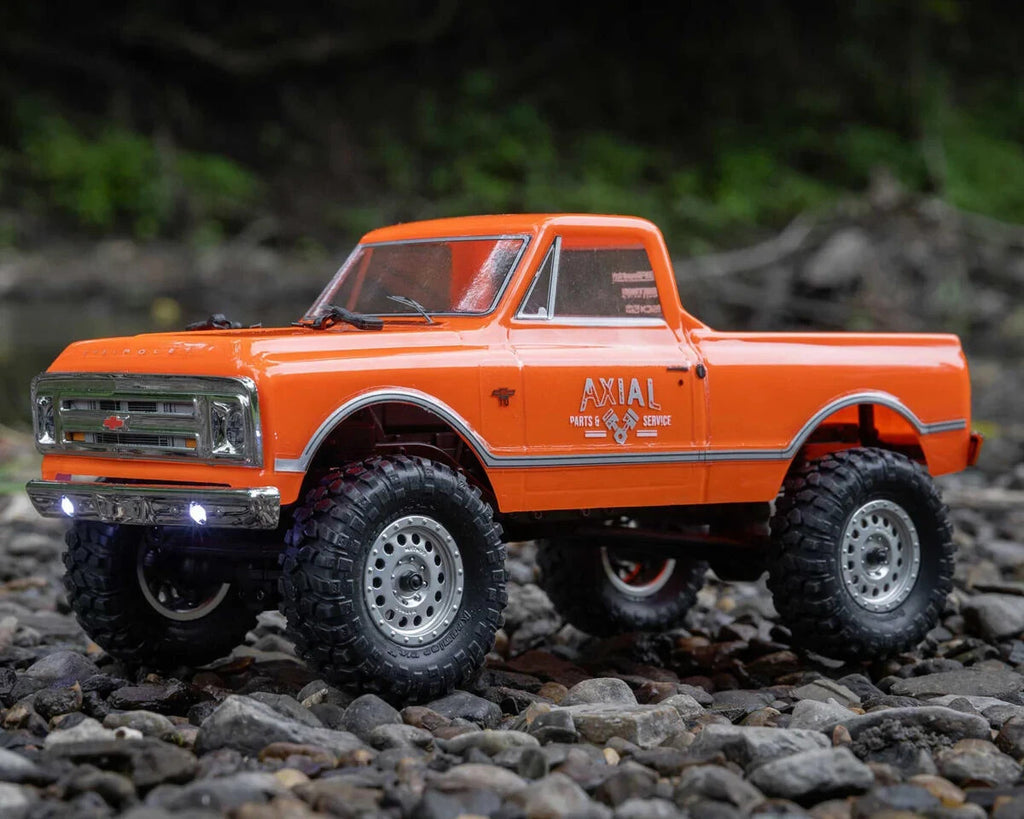 Axial SCX24 1967 Chevrolet C10 1/24 4WD RTR Scale Mini Crawler Orange w/ 2.4GHz