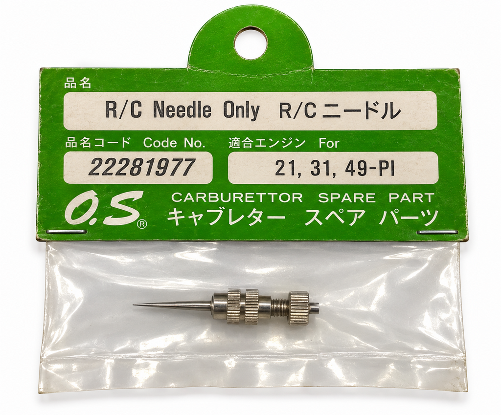 OS Engine 22281977 R/C RC Needle 21 31 49-PI Carburetor Vintage NOS