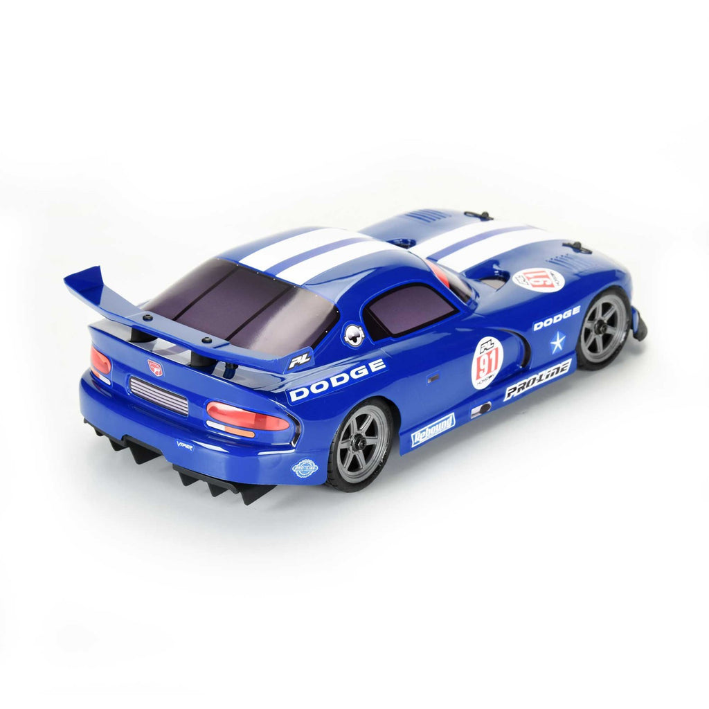 ProLine 1/12 Pre-Cut 2002 Dodge Viper GTS Blue Body: Losi NASCAR PRO368413