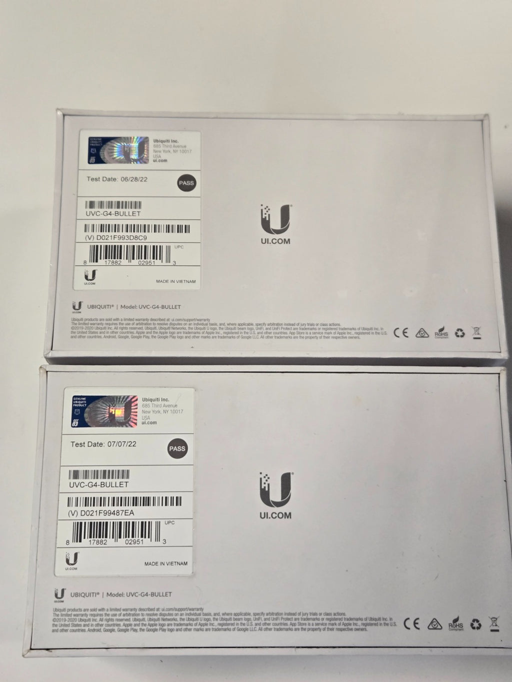 Ubiquiti UVC-G4-Bullet Indoor/Outdoor UniFi Protect G4-bullet Security Camera