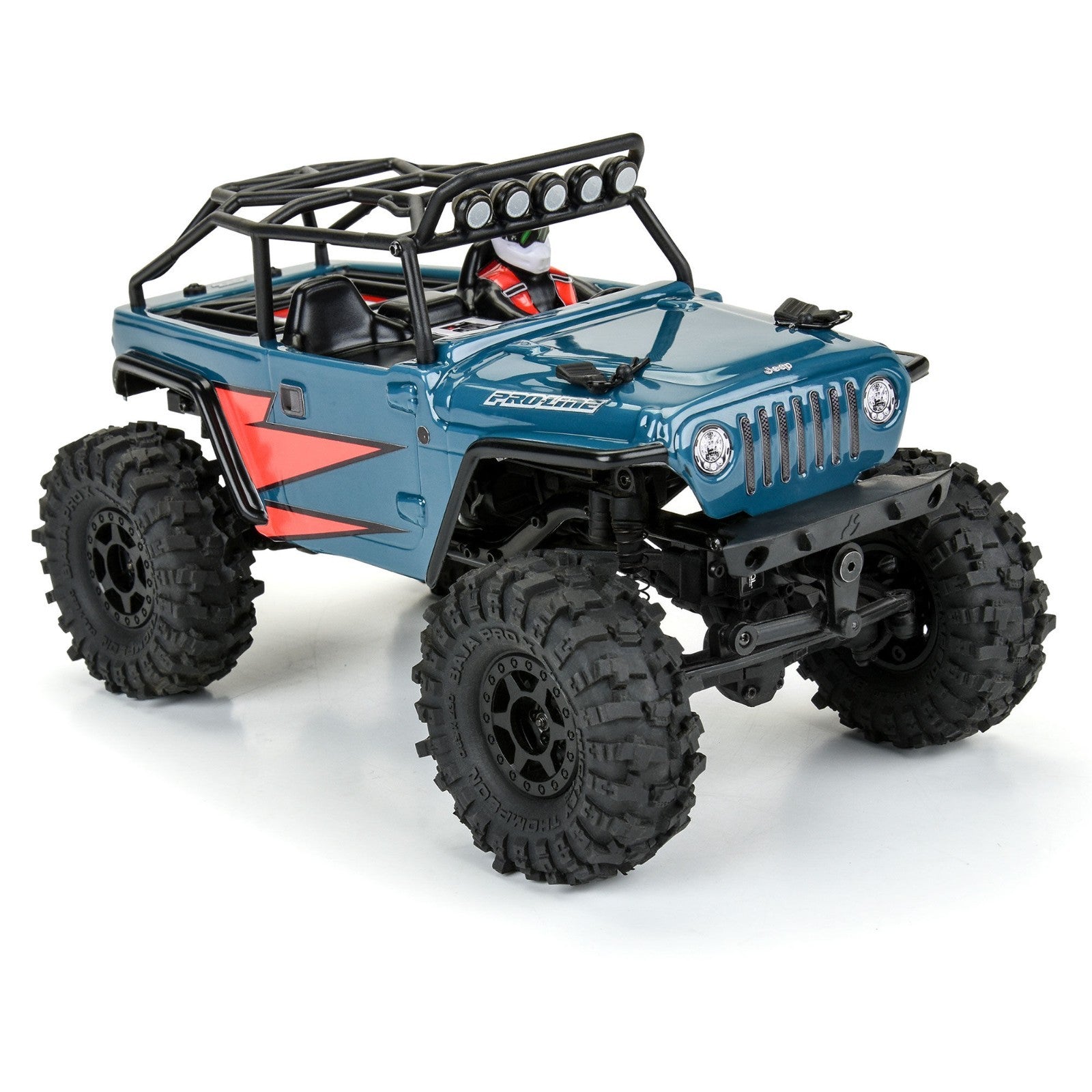 1/24 2004 Jeep LJ Clear Body/Trail Cage: SCX24 PRO366400 Pro-Line