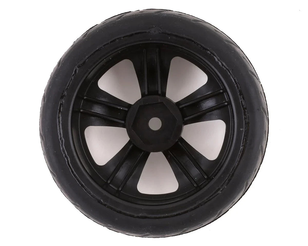 LOS43039 Losi 54x30mm Pre-Mounted Rear Tires w/5-Spoke Wheels (Chrome) (2) V100