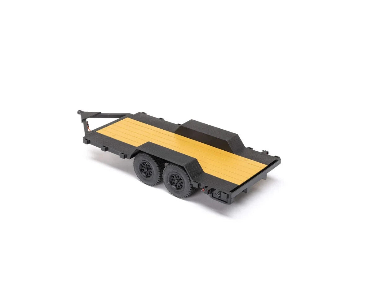 Axial SCX24 1/24th Scale Flat Bed Mini Vehicle Trailer w/LED Taillights AXI00009